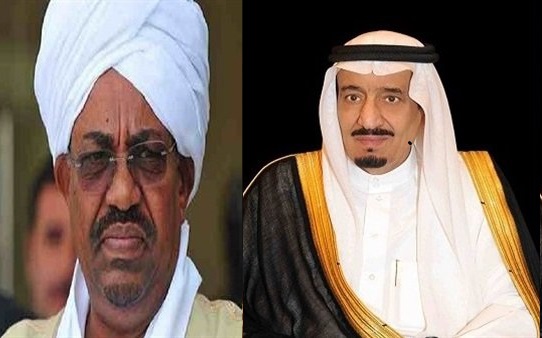 خادم الحرمين يتلقى اتصالًا هاتفيًّا من الرئيس السوداني