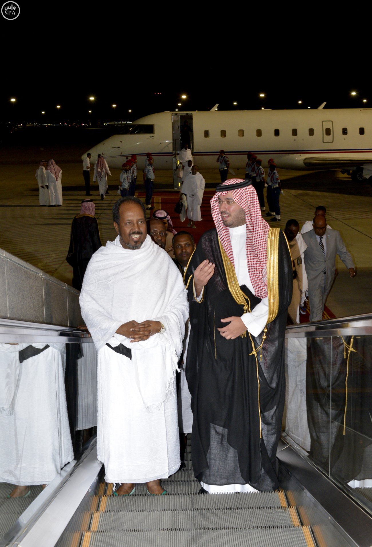 الرئيس الصومالي يصل #جدة قادمًا من #الرياض