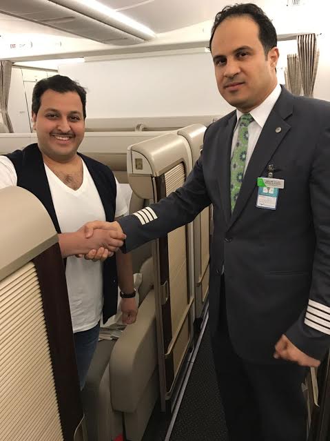 الرحلة الأولى لطائرة الأجنحة الجديدة للدرجة الأولى من الرياض إلى باريس 1