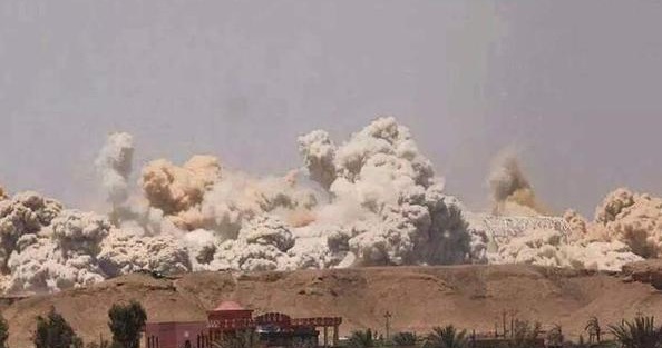 داعش يفجر الملعب الأولمبي في الرمادي
