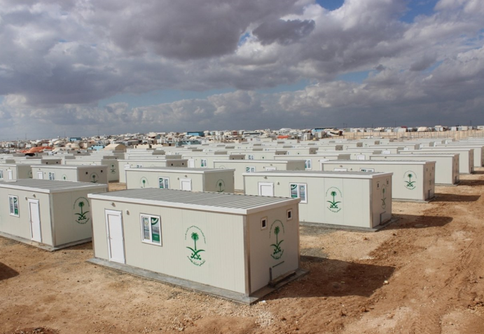 الحملة الوطنيّة تواصل إسكان 4600 أسرة سوريّة في مُخيم الزعتري