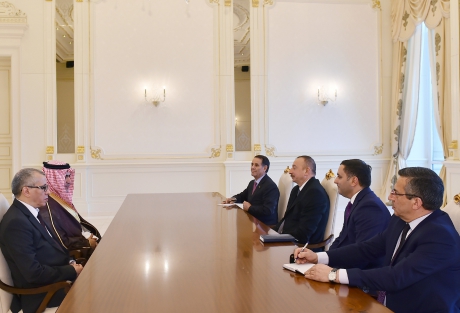 السبهان يبحث تعزيز العلاقات الثنائية مع رئيس أذربيجان