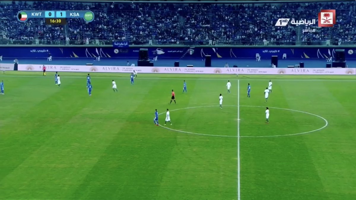 بالفيديو.. المؤشر يهز شباك المنتخب الكويتي في كأس الخليج