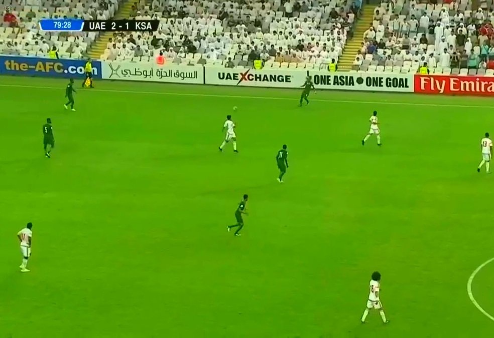 بالفيديو.. السعودية تخسر أمام الإمارات في تصفيات كأس العالم 2018