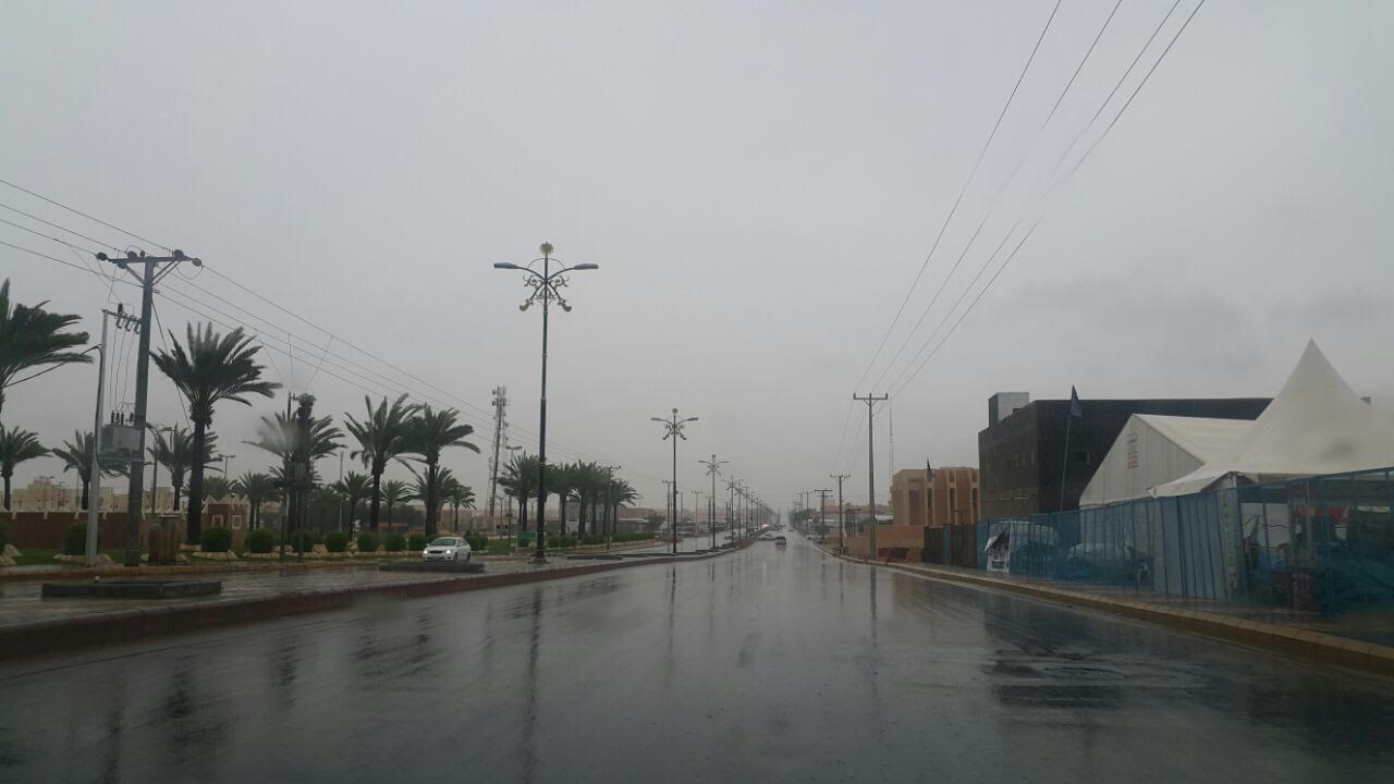 جريان شعيب تمرة الأيسر في #السليل بعد أمطار #عالية