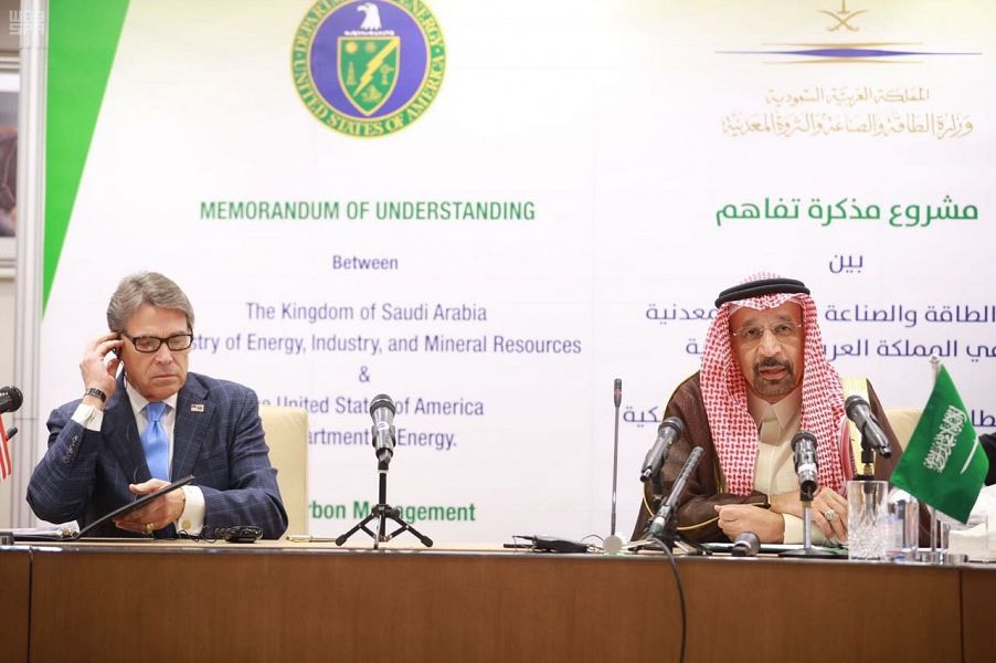 مذكرة تفاهم سعودية أميركية لتعزيز التعاون بمجال الوقود الأحفوري وإدارة الكربون