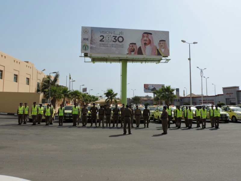 اللواء العمري يدشن الخطة الرمضانية للدفاع المدني ‫(1)‬ ‫‬