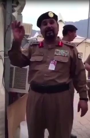 فيديو.. كيف حفز اللواء الغامدي زملاءه لخدمة الحجيج