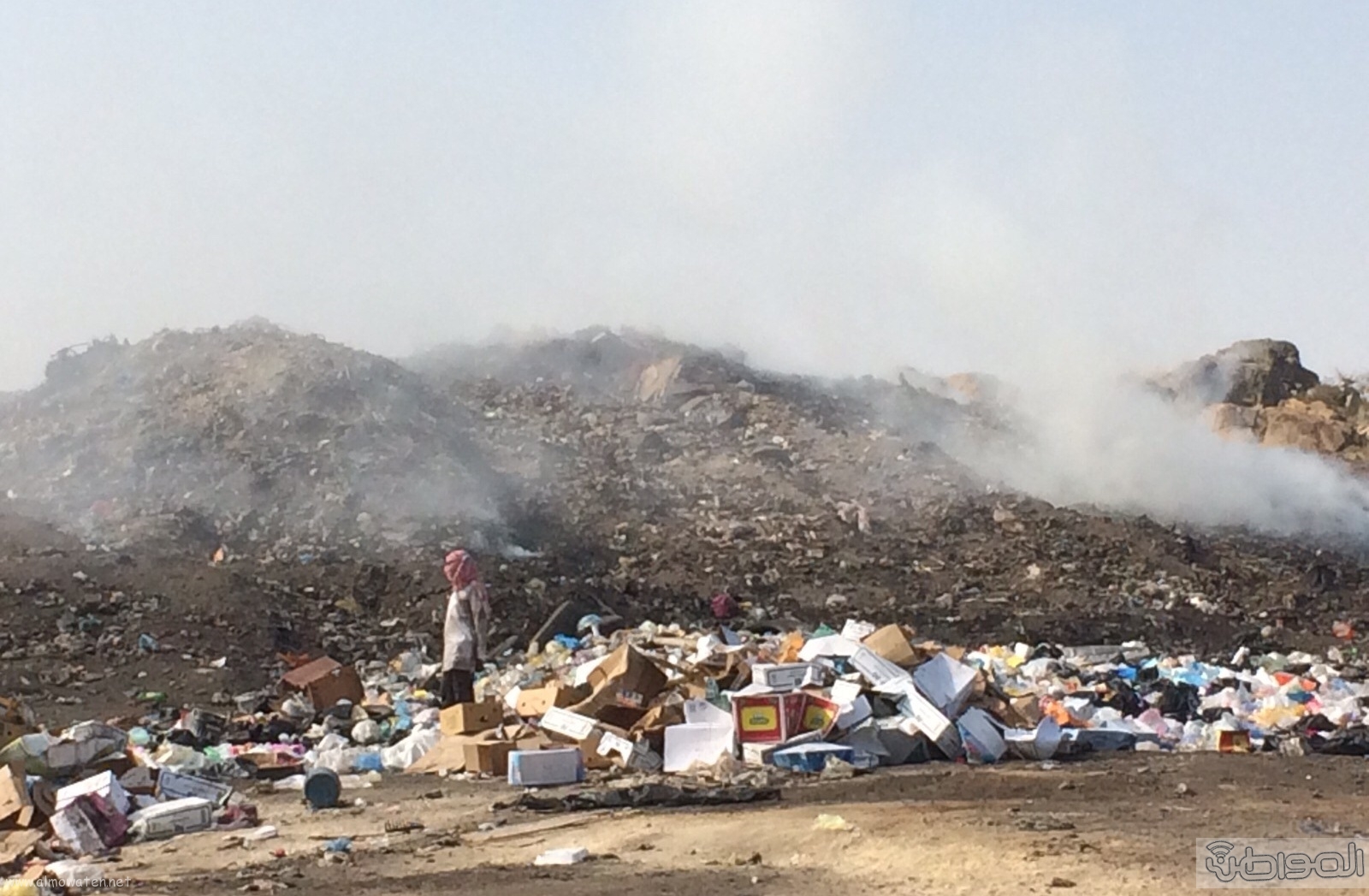 المجاردة حرق النفايات بجوار المساكن (5)