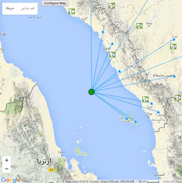 المساحة ترصد هزتين أرضيتين بالبحر الأحمر قبالة السواحل السعودية