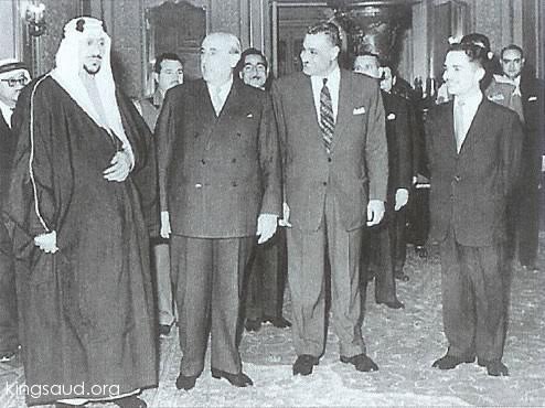 الملك سعود والرئيس السوري3