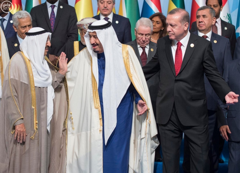 الملك سلمان بالقمة الاسلامية بتركيا (1)
