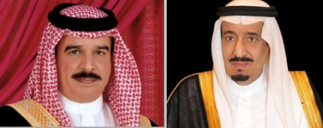 ملك البحرين معزياً خادم الحرمين: نقف مع المملكة للتصدي لهذه الأعمال الإرهابية الجبانة