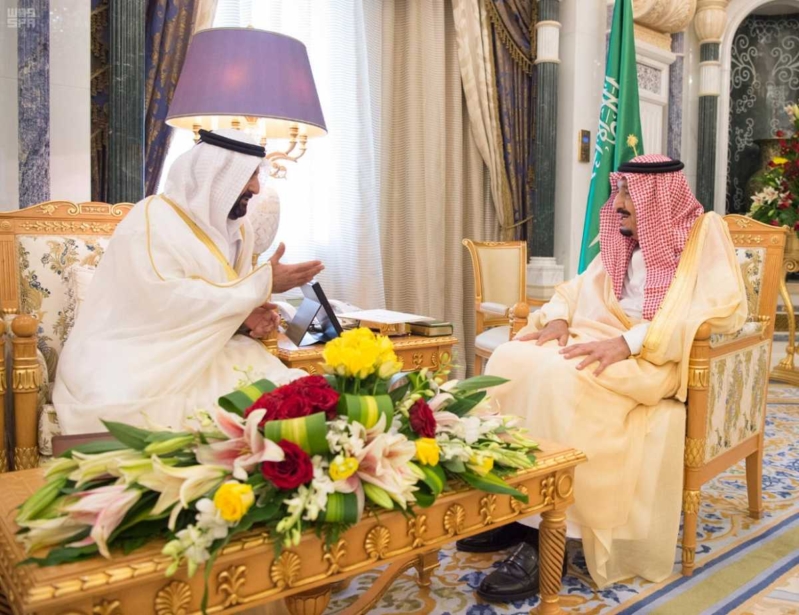 الملك سلمان يتلقى دعوة من ولي عهد أبو ظبي (1)