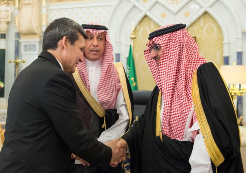 الملك سلمان يستقبل الرئيس التركمانستان5