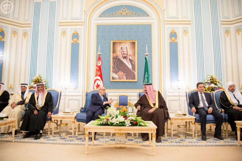 الملك سلمان يستقبل الرئيس التونسي 13