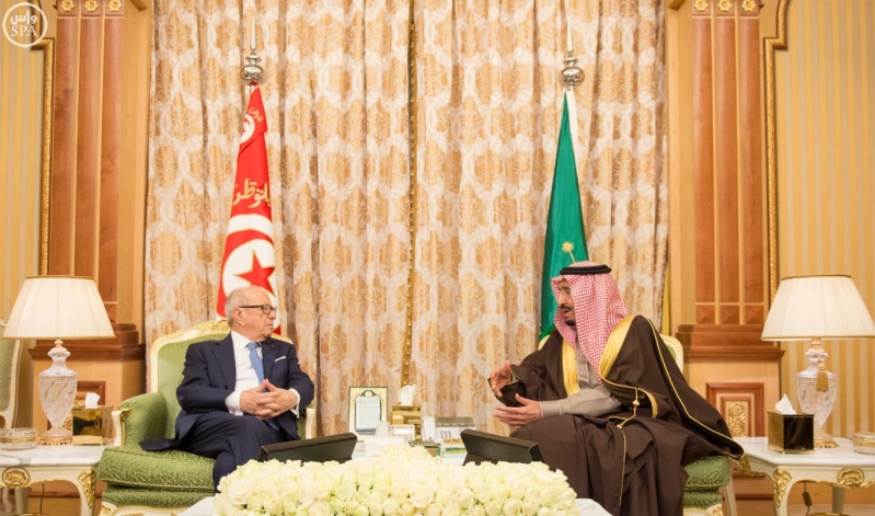 الملك سلمان يستقبل الرئيس التونسي 15