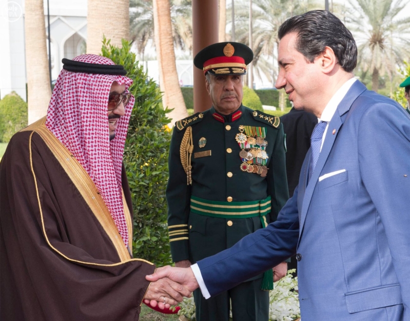الملك سلمان يستقبل الرئيس التونسي 4