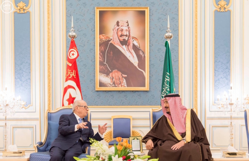 الملك سلمان يستقبل الرئيس التونسي 6