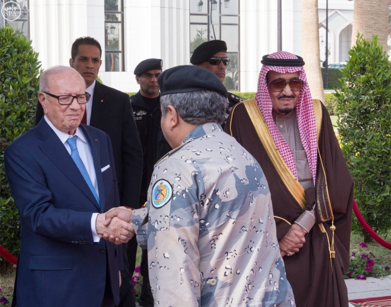الملك سلمان يستقبل الرئيس التونسي 7