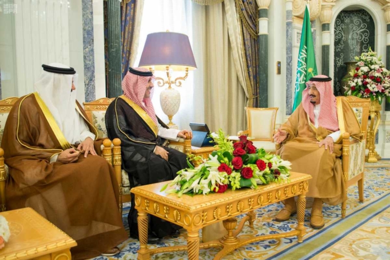 الملك سلمان يستقبل رؤساء دواوين مجلس التعاون (4)