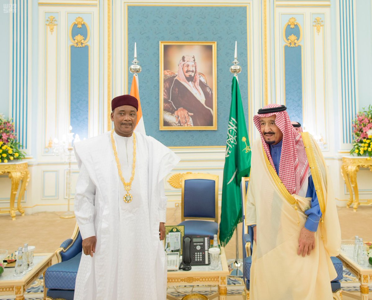 الملك سلمان يستقبل رئيس النيجر10