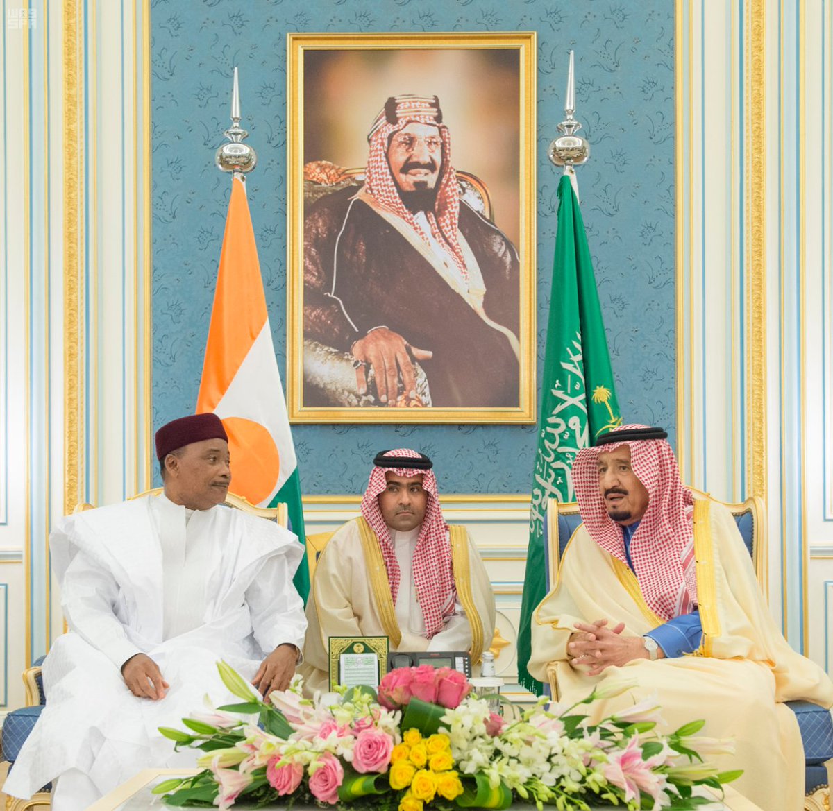 الملك سلمان يستقبل رئيس النيجر7