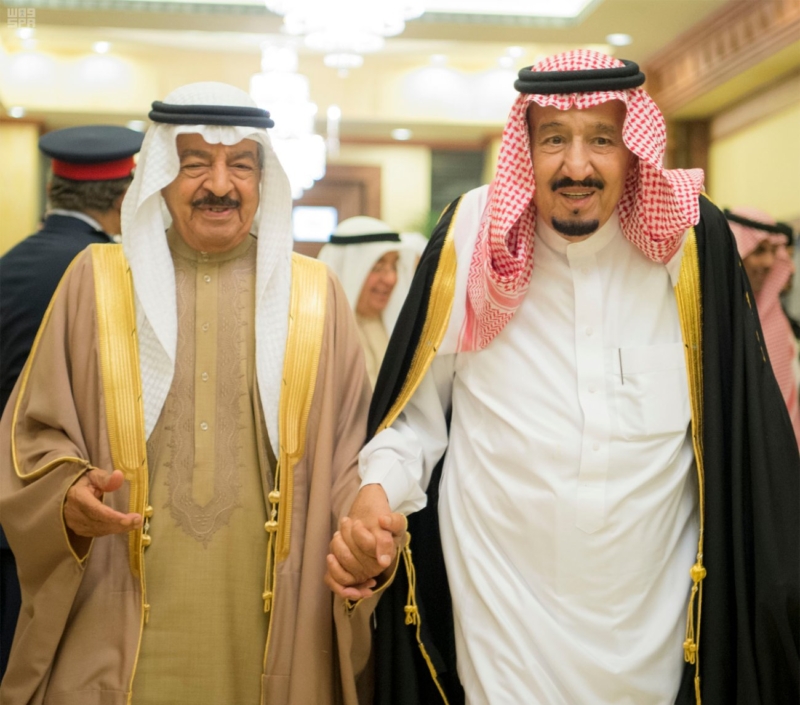 الملك سلمان يستقبل رئيس وزراء مملكة البحرين ‫(34669060)‬ ‫‬