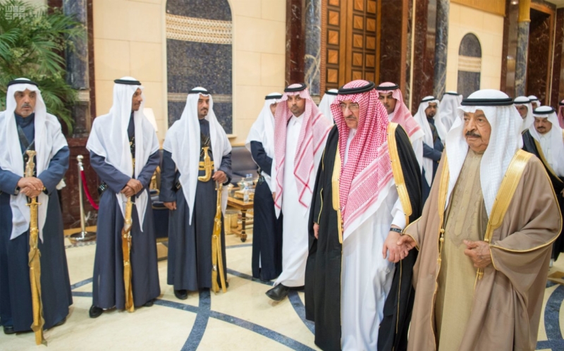الملك سلمان يستقبل رئيس وزراء مملكة البحرين ‫(34669066)‬ ‫‬