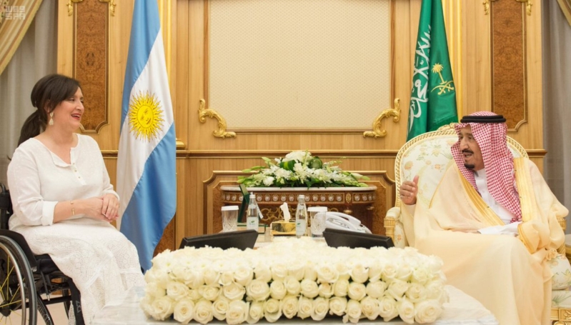 الملك سلمان يستقبل نائبة رئيس الأرجنتين6
