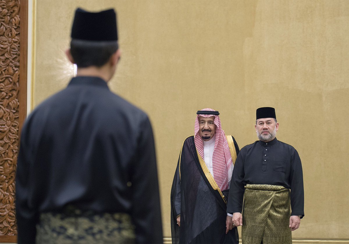 الملك سلمان يشرف حفل عشاء ملك ماليزيا (8)