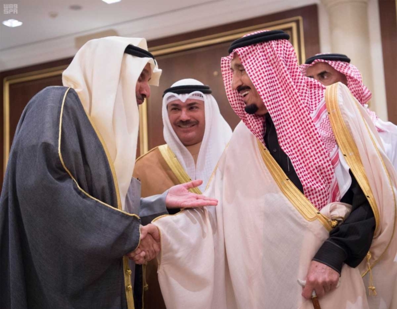 الملك سلمان يصل اإلى الكويت.jpg6