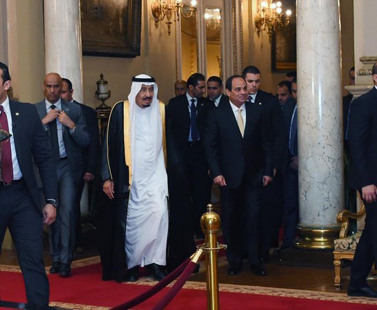 الملك والرئيس المصري يشهدان الاتفاقيات3