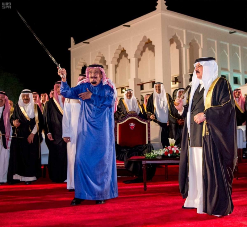 الملك يبدأ زيارة رسمية لمملكة البحرين7