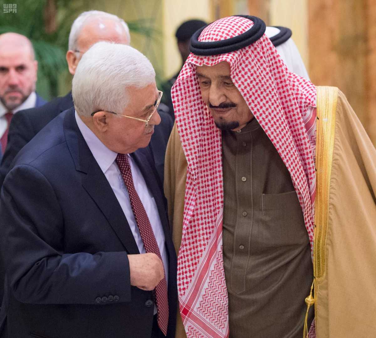 الملك سلمان يستقبل الرئيس الفلسطيني