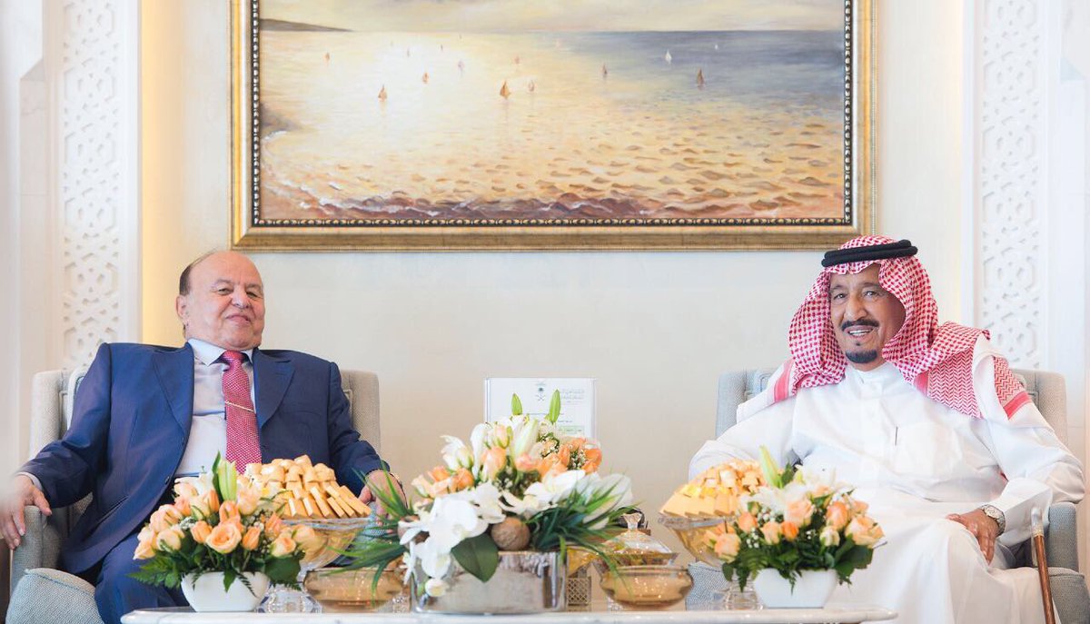خادم الحرمين يبحث العلاقات الثنائية مع الرئيس اليمني