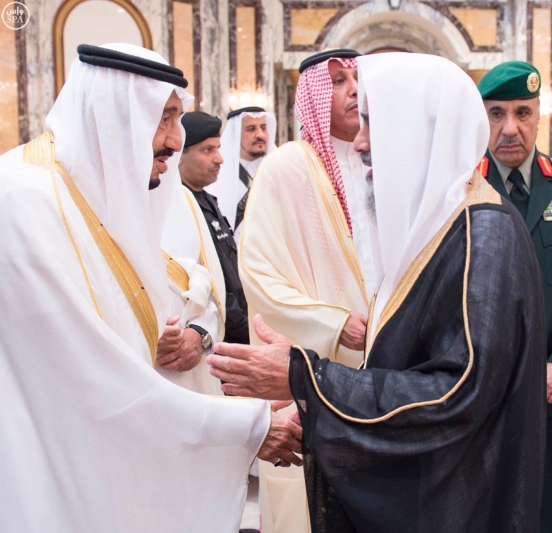 الملك يستقبل المهنئيين6