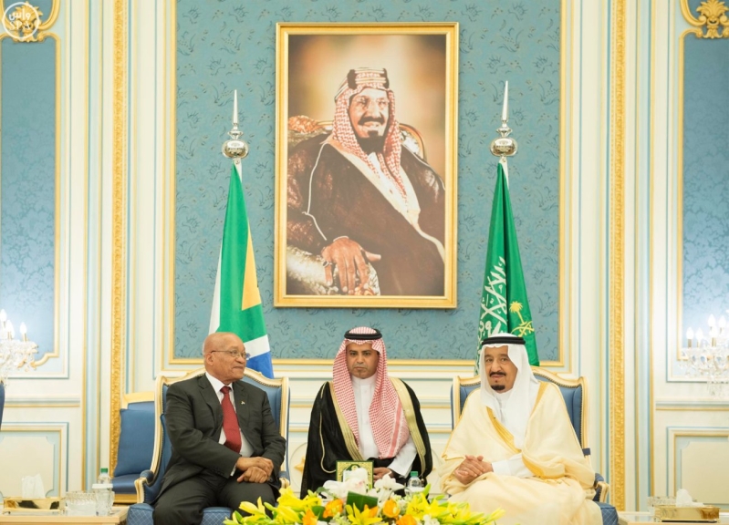 الملك يستقبل رئيس جمهورية جنوب افريقيا7