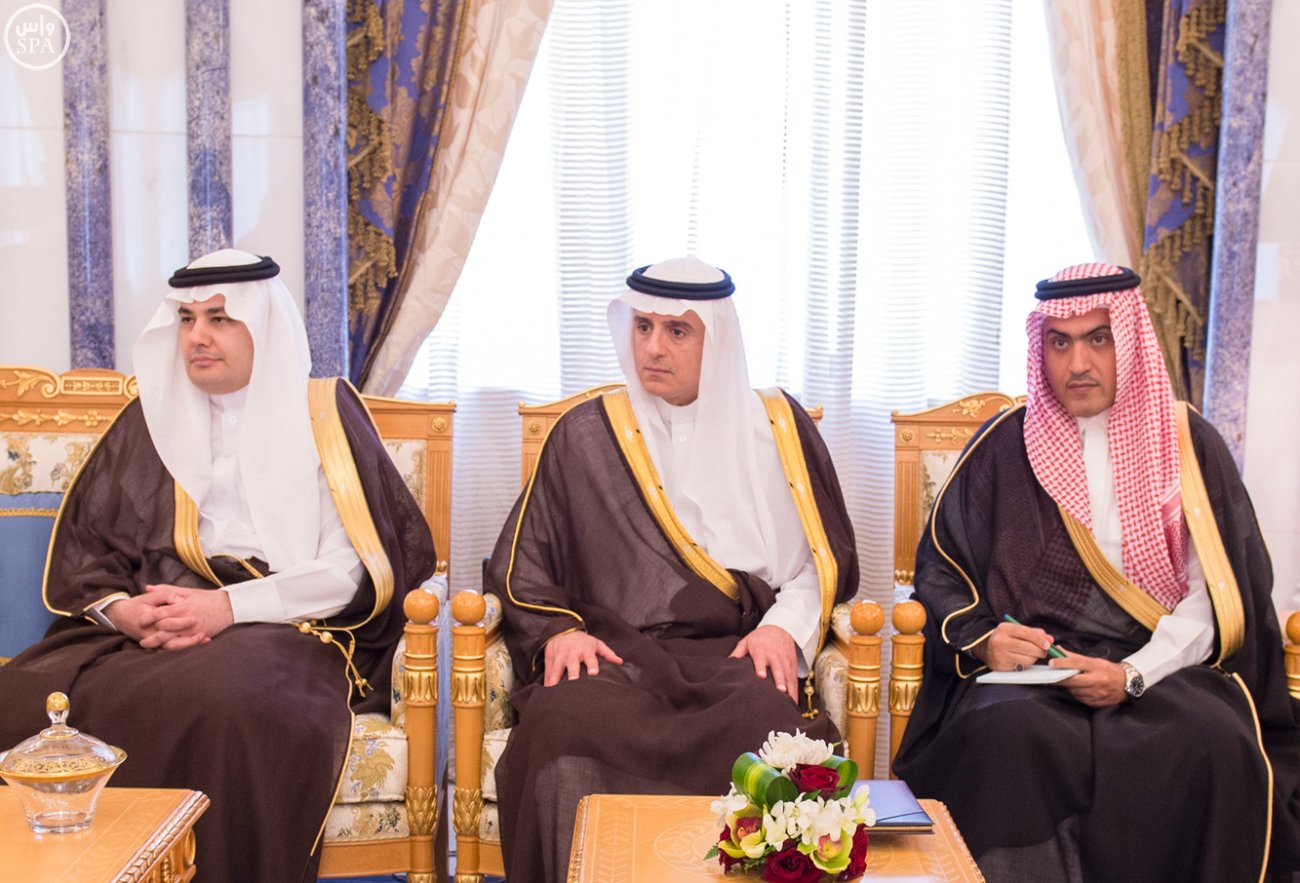 الملك يستقبل رئيسَ البرلمان العراقي الدكتور سليم بن عبدالله الجبوري (2)