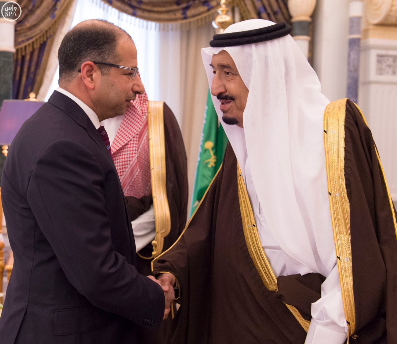 الملك يستقبل رئيسَ البرلمان العراقي الدكتور سليم بن عبدالله الجبوري (4)