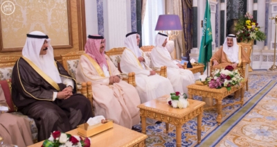 الملك يستقبل وزراء الداخلية الخليج ‫(1)‬ ‫‬