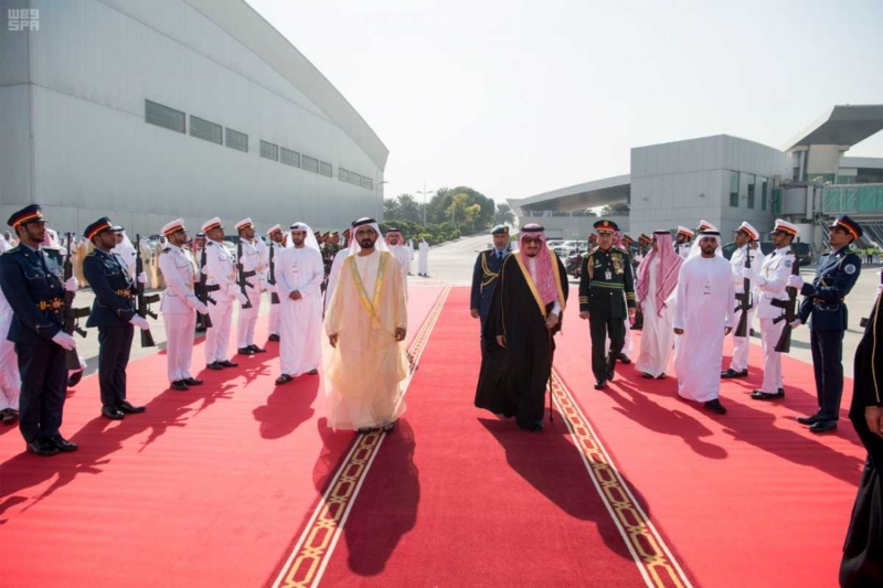 الملك يغادر الامارات متوجها إلى دولة قطر22
