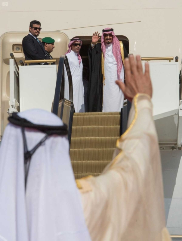الملك يغادر الامارات متوجها إلى دولة قطر5