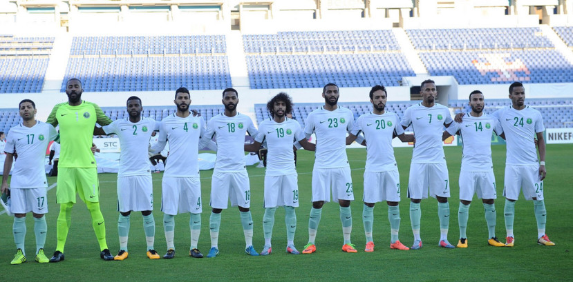 لاعبو المنتخب السعودي الأقصر في كأس العالم