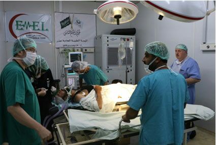 المهمة الطبية 11 لعلاج الجرحى السوريين لمبادرة نلبي النداء السعودية (14)