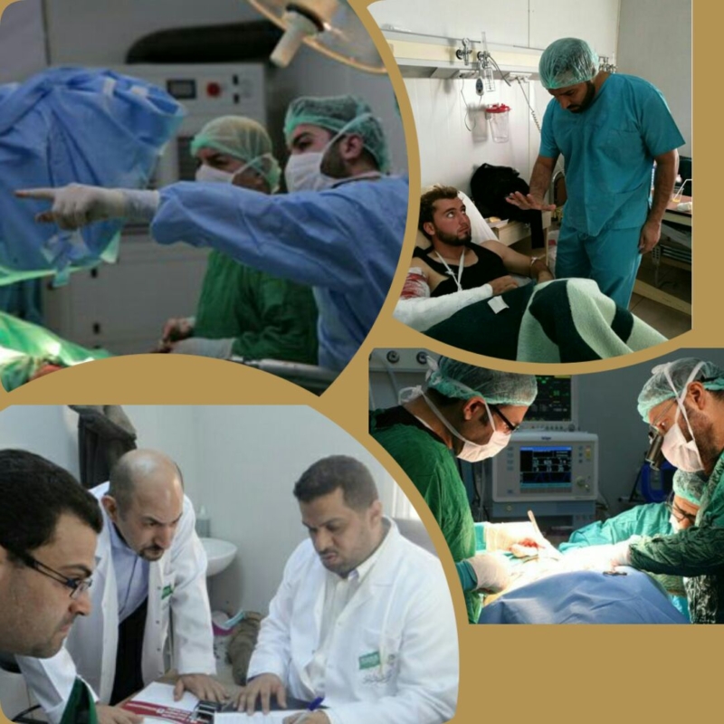المهمة الطبية 11 لعلاج الجرحى السوريين لمبادرة نلبي النداء السعودية (6)