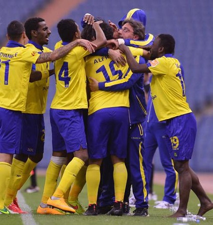 #النصر يعزز صدارته بانتصاره على الفيصلي