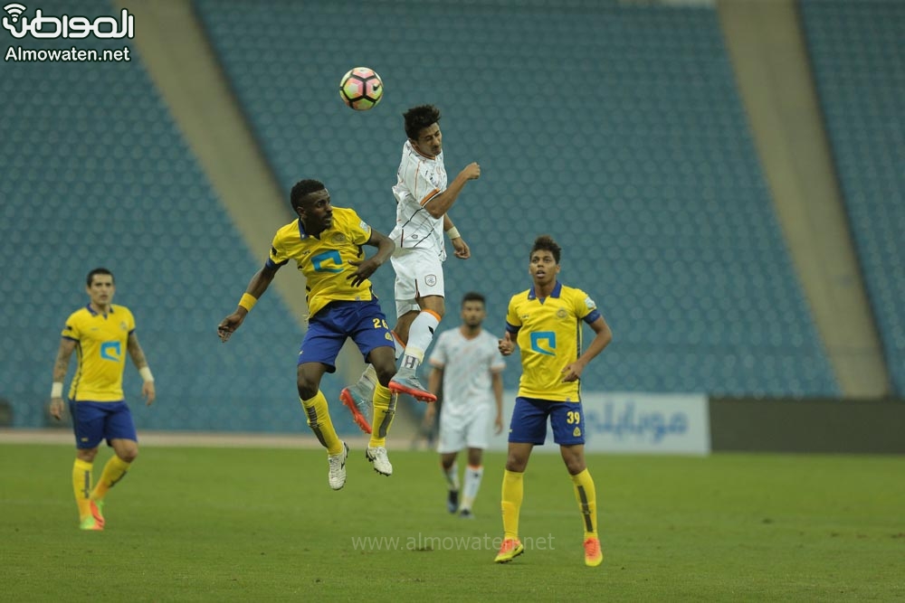 شاهد لقطات توثقها ” المواطن” لمباراة النصر والشباب في درة الملاعب