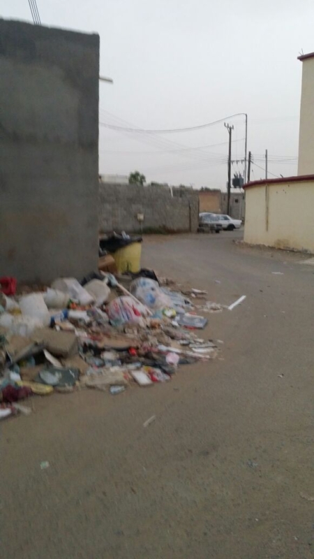 النفايات تغرق قرية قائم الدش بصبيا منذ أسبوعين ‫(734886157)‬ ‫‬