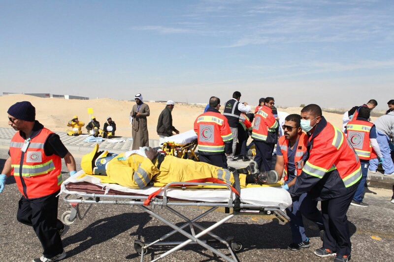 هلال #الشرقية يباشر وفاة وإصابة 24 شخصاً بفرضية تصادم